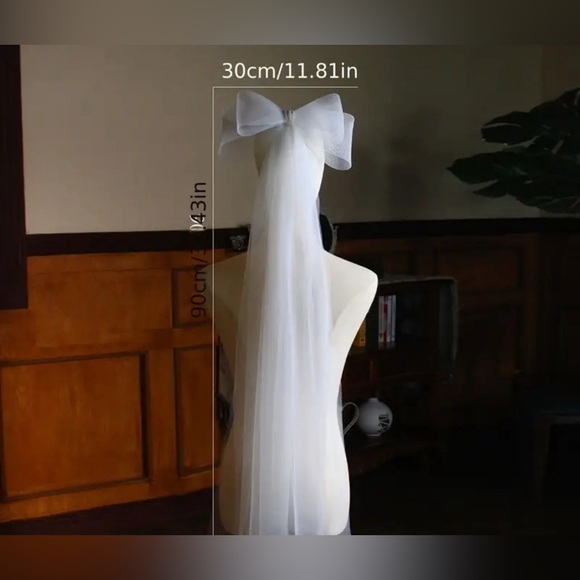 New Wedding veil with bow 💕💕🩷 - Picture 4 of 8